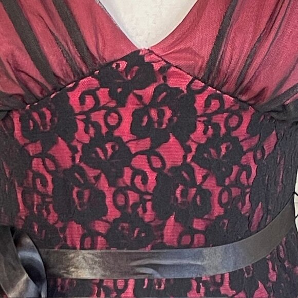 Vintage Y2K City Triangles Short Ombre Fairy Whimsygoth Party Prom Formal Dress - Picture 9 of 11